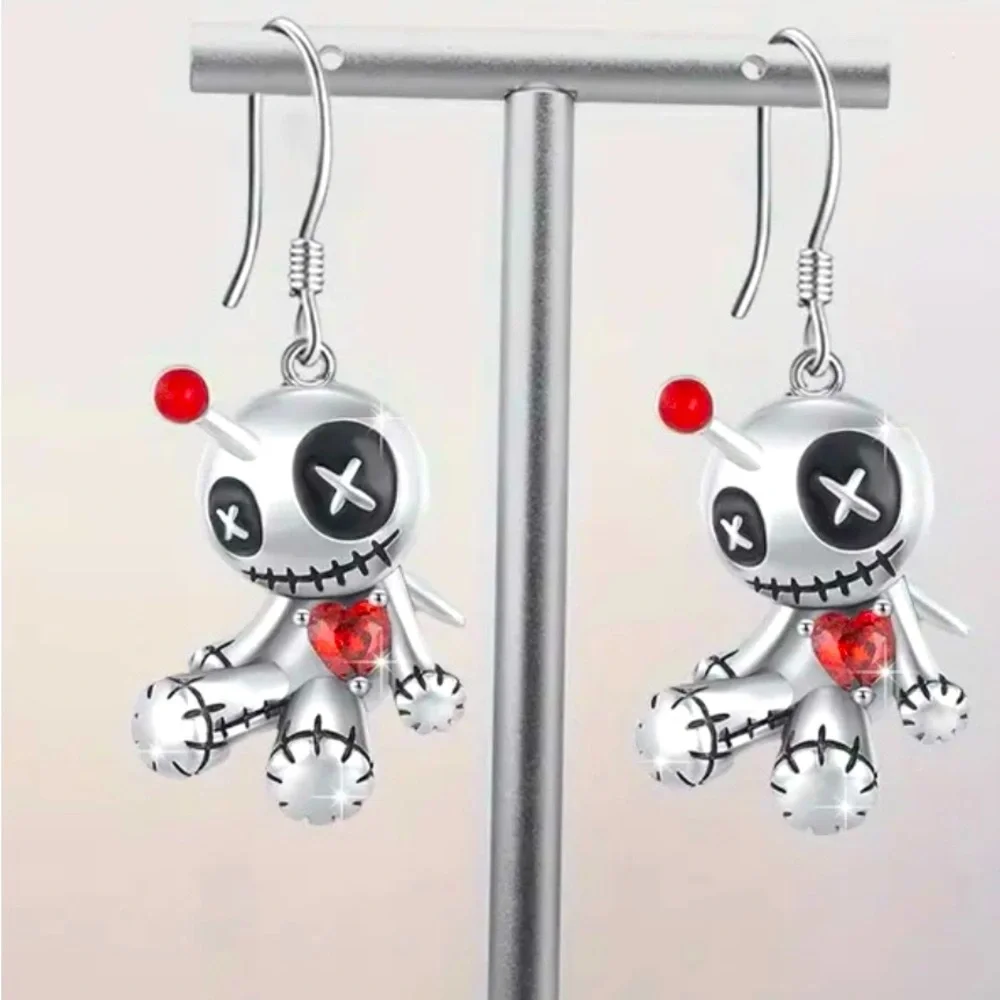 Voodoo Doll Earrings-NWT